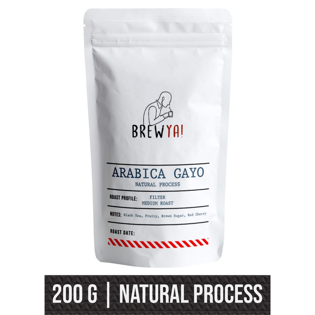 

Kopi Arabika Aceh Gayo Medium Roast | 200g Natural Process Biji / Bubuk