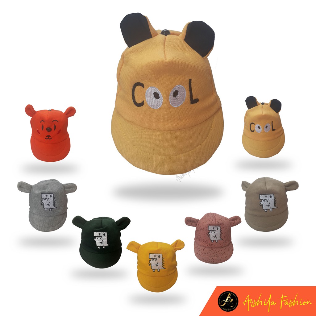 Topi Bayi Karakter / Topi Bayi / Arshila_fashion