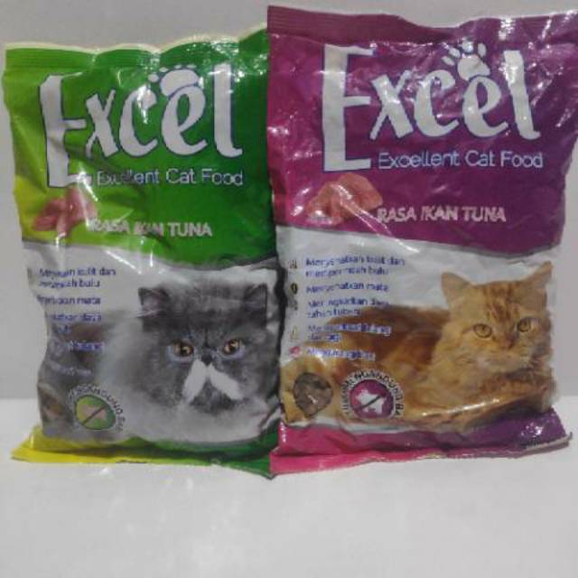 Jual Makanan Kucing Imporr Merk Excel Fresh Pack Kemasan 500gram