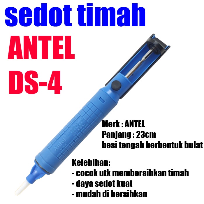 Sedot Timah Antel DS4 Desoldering Pump DS-4 Panjang 23cm ds 4 penyedot