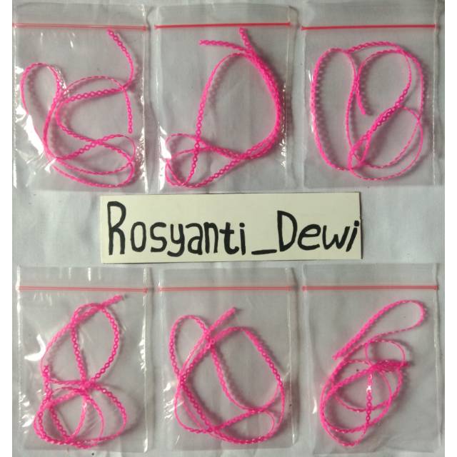 1/2 meter Karet behel gigi Powerchain / karet rantai / karet sambung