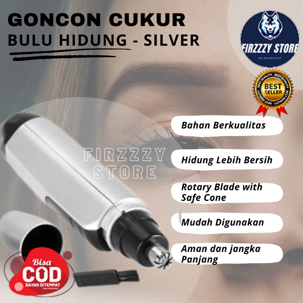 Goncon Cukur Bulu Hidung - Silver