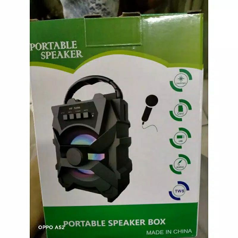 Portable Speker Box Blutooth With Mic Speker Blutooth