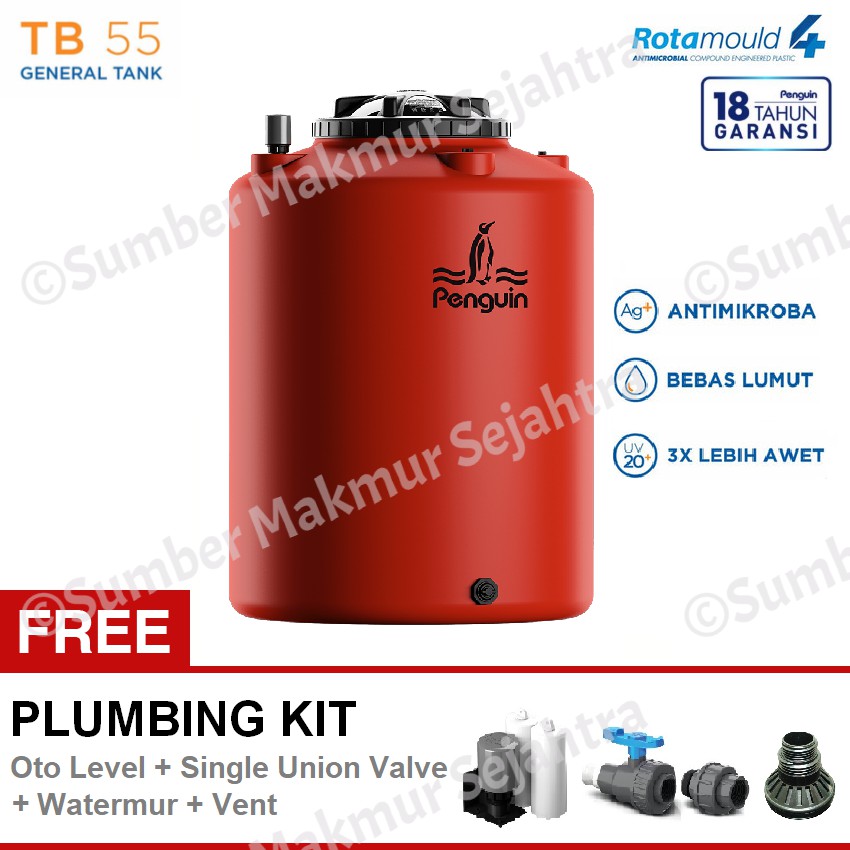 Toren Air 500 Liter Penguin Tandon Air Tangki Air Tb 55 Shopee Indonesia 0295