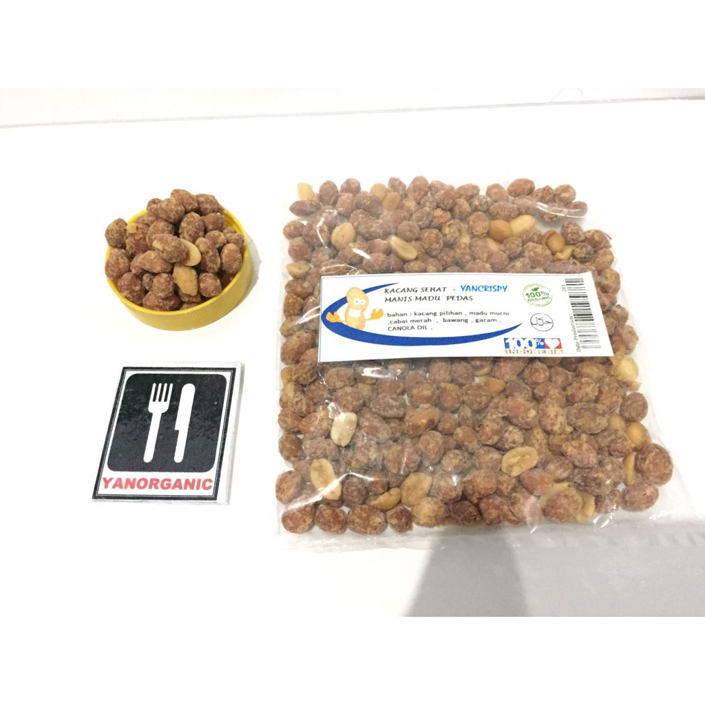 

YAN CRISPY CAMILAN KACANG MADU MANIS PEDAS ORGANIK TANPA PENGAWET ENAK