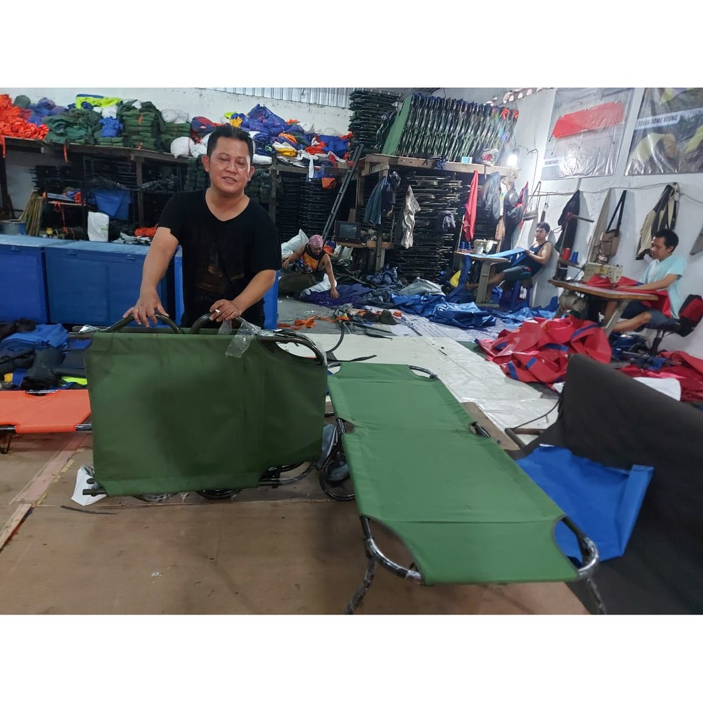 Velbed Besi Lipat Dua