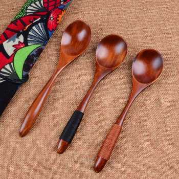 Sendok Makan Centong Sayur Bahan Kayu Wooden Spoon / Centong Sayur Kayu Wooden Spoon Souvenir Sendok Sayur Kayu Berkualitas Entong Sayur Kayu / Eros Sayur Murah Centong Sayur Panjang Sendok Kuah Sendok Kuah Kayu