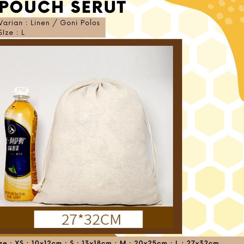 

Best Product➻ LEDDS Pouch Serut Goni / Serbaguna / Souvenir / Polos 60 ✷Terbaru