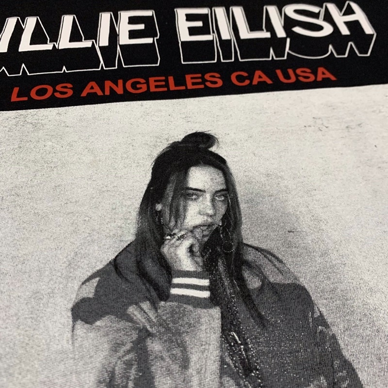 KAOS BILLIE EILISH / BILLIE EILISH FREE STICKER BISA BAYAR DI TEMPAT