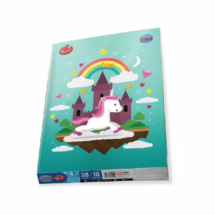 

Buku Sinar Dunia / Buku Tulis Sidu 38 Lembar / Sidu Eb 38 / Buku Tulis Isi 10 Buku / Buku Sidu