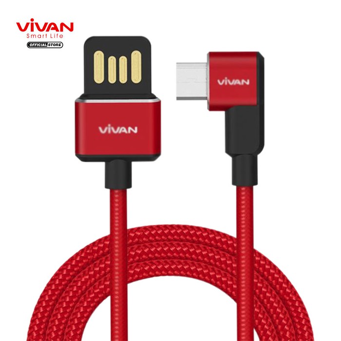 Kabel Data Micro USB Android VIVAN BWM100 2.4A - 1M