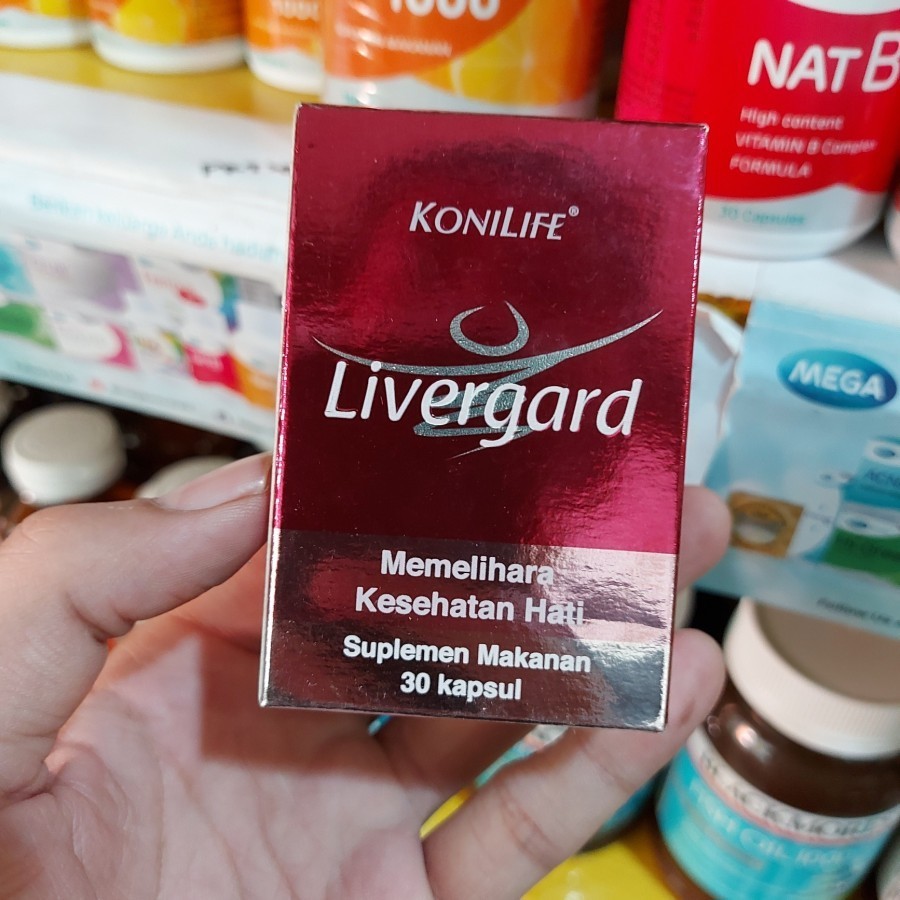 Konilife Livergard ISI 30 KAPSUL - Pengerasan Hati, Sirosis, Kesehatan