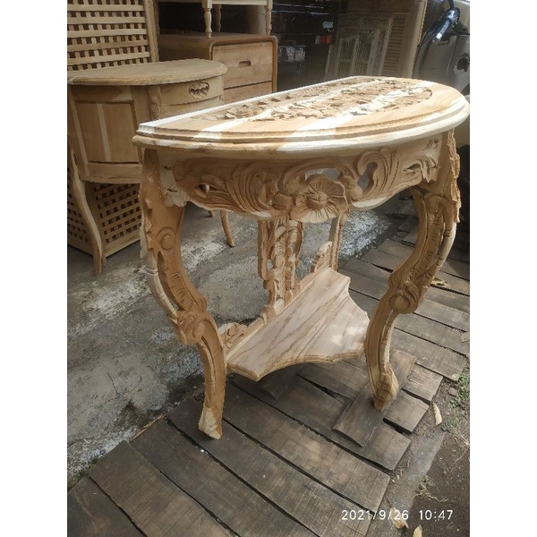 meja ukir mebel jepara