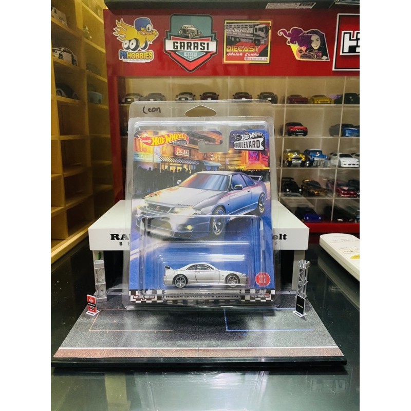 Hotwheels Boulevard Nissan Skyline R33 Nismo Japan Sticker Card