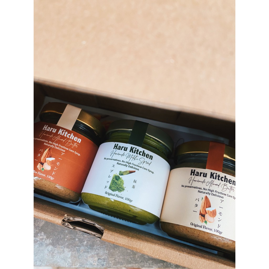 

Haru Kitchen Almond Butter Variety Set / Selai Kacang Almond