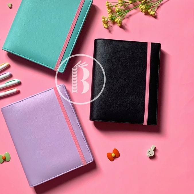 

Best Seller!! (xbv-1272) GRATIS KERTAS Bindermu READY Binder Plain Premium with Strap inc Loose Leaf