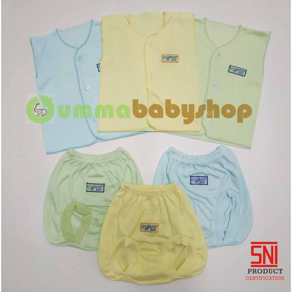 21pcs Paket SNI Newborn Perlengkapan Bayi Lahir Baju Polos Jumper Setelan Celana Kado Lengkap Murah