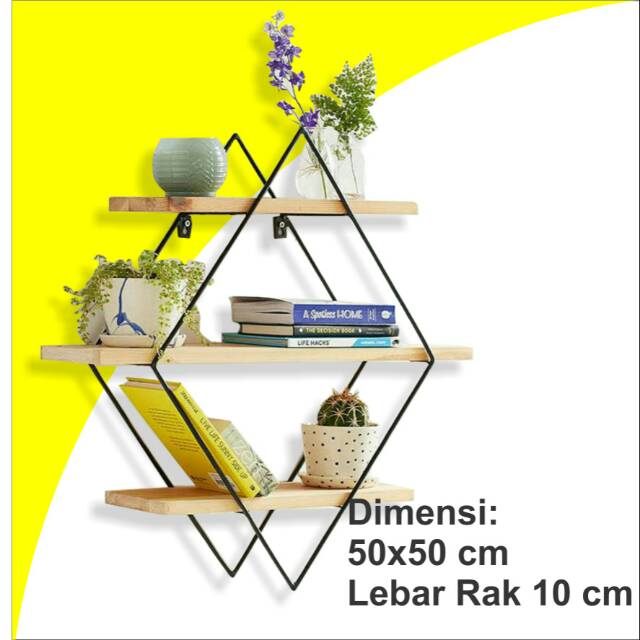 Rak besi minimalis