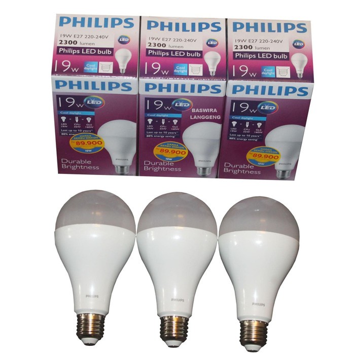 Philips Lampu LED 19W 19watt 19 watt philips Bohlam