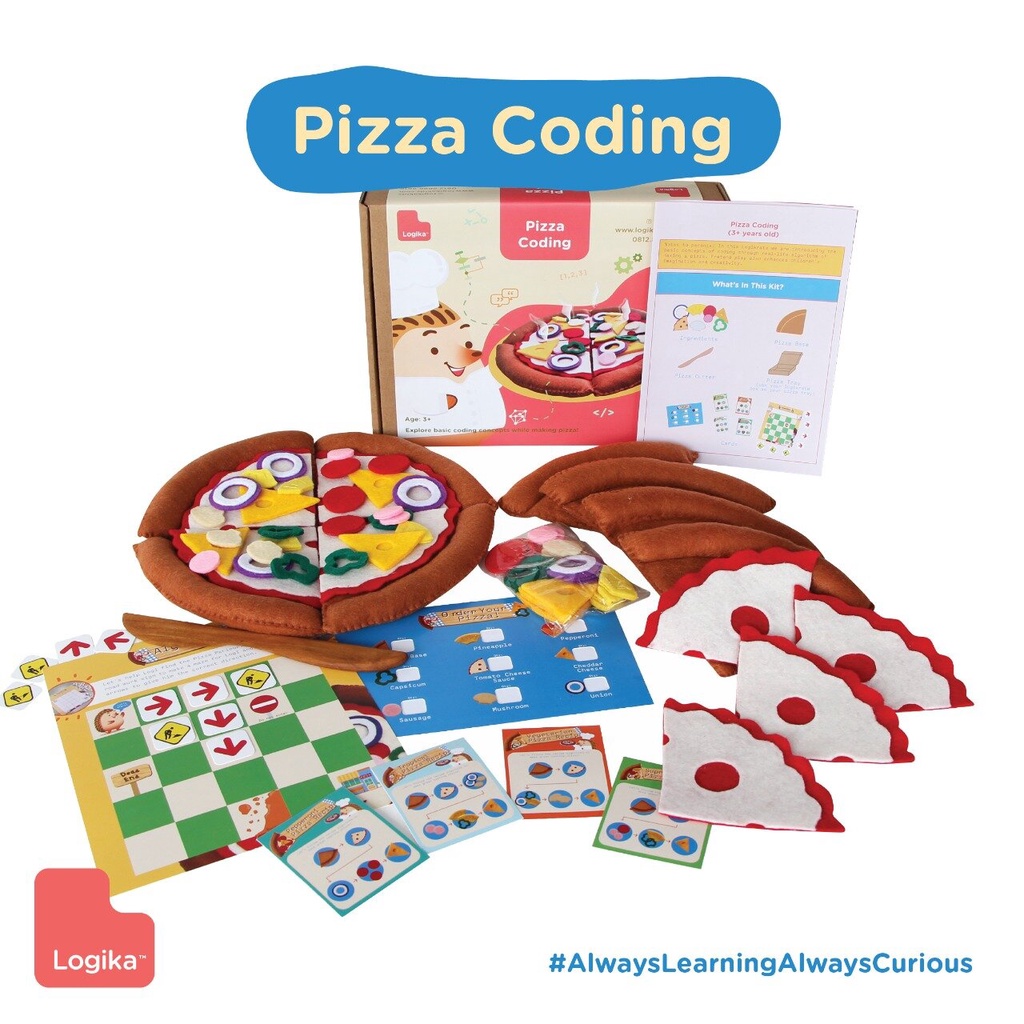 Mainan Edukasi Anak - Pizza Coding