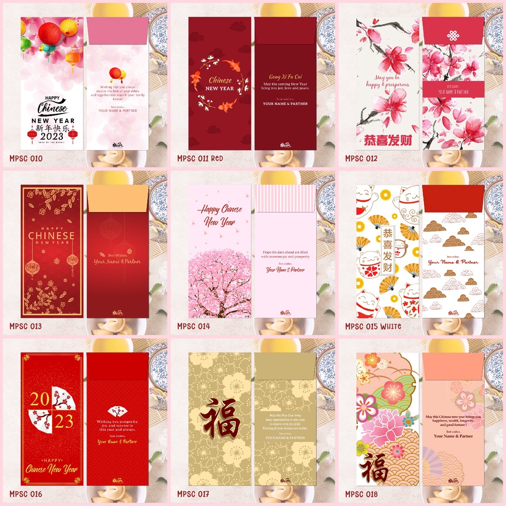 

Custom Angpao Imlek | Angpau Sincia | Ampao CNY | Amplop Uang THR (MPSC Collection 2)