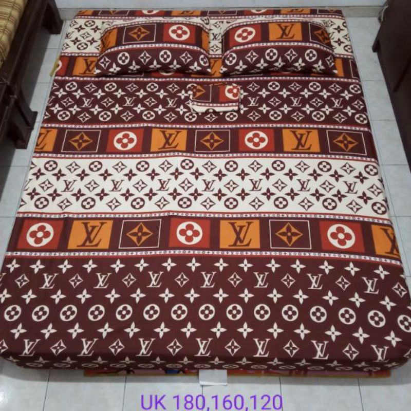 Sprei Homemade LV Ukuran 180x200 160x200