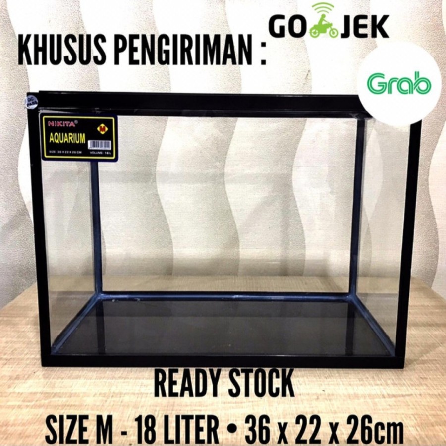 Aquarium nikita M / aquarium reptil / aquarium ikan/ aquarium triset M