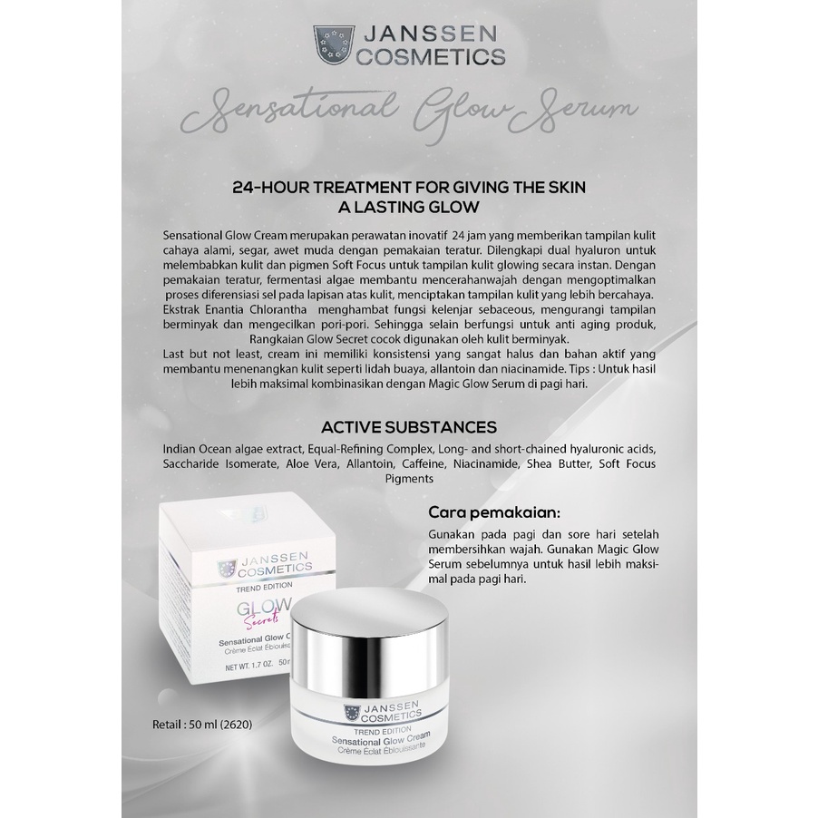 JANSSEN COSMETICS Sensational Glow Cream 50ml