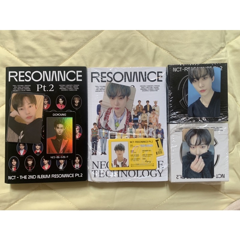 ALBUM NCT 2020 RESONANCE PT 2 DEPARTURE ARRIVAL KIHNO DOYOUNG SET