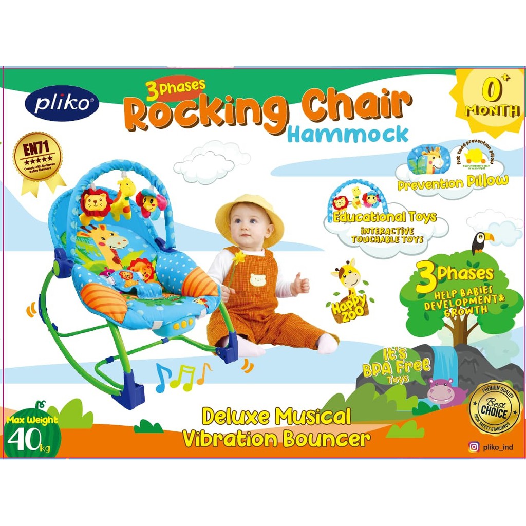 baby bouncer pliko rocking chair hammock