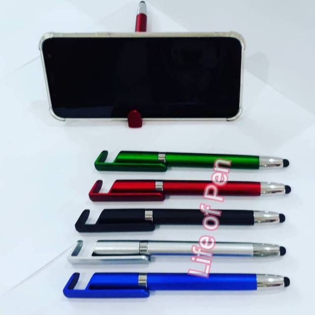 

MINIMAL ORDER 100 PCS Pulpen / Pena Promosi Klip Stylus Standing