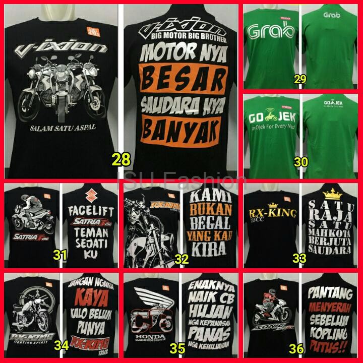 Kaos Distro Baju Balap Motor Racing Drag Bike Murah Terbaik