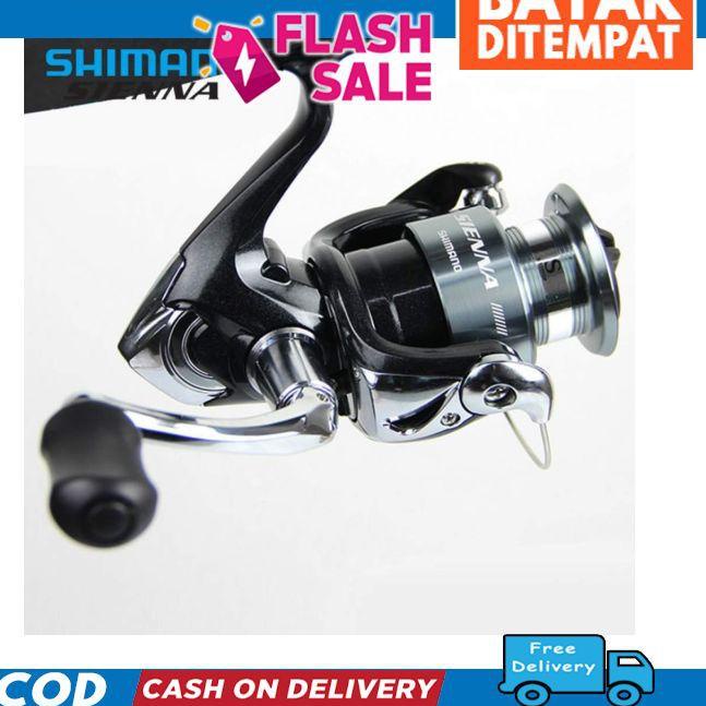 Promo Akhir Tahun ORIGINAL - Reel Pancing Shimano Sienna 2500FE 1+1 Ball Bearing / Reel Spinning Shi