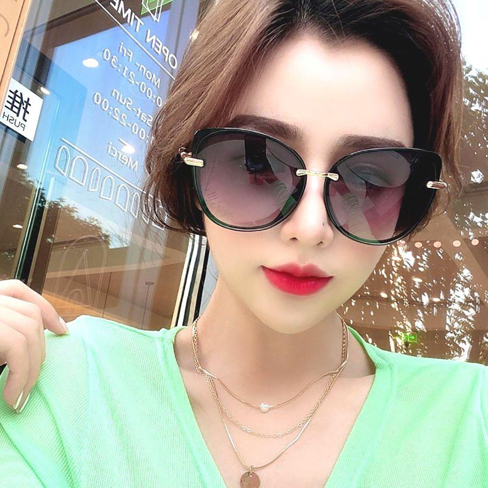 Mxbeauty Kacamata Hitam Mata Kucing Keren Klasik Kaca Mata Anti Radiasi Untuk Wanita UV Protection Protection Glasses Clover Pria Wanita Anti Radiasi Kaca Kacamata Wanita Kacamata