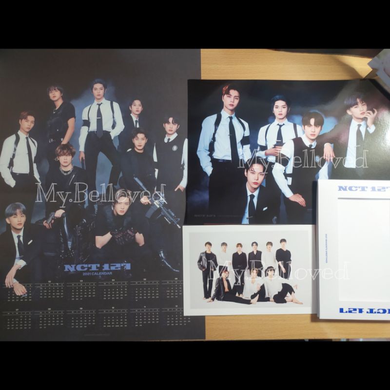 [Ready stock] Sharing season greeting 2021  NCT 127 Jaehyun Doyoung Mark Taeyong Johnny YutaGrup set