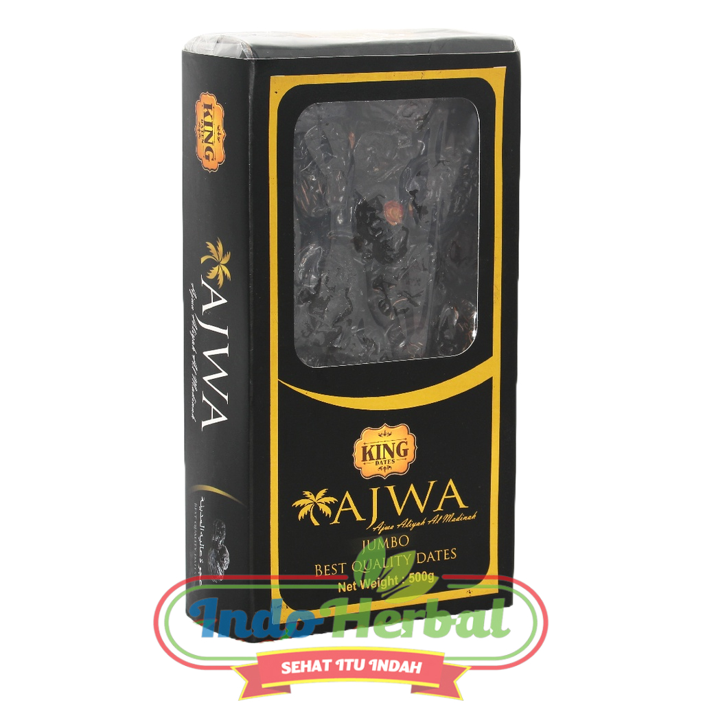 Kurma Dates KING AJWA 500gr | KING AJWA Al Madinah | Kurma KING AJWA 500gr