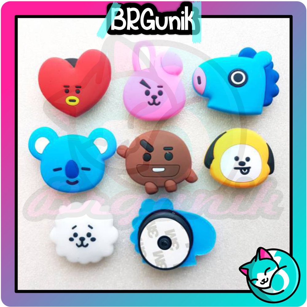 BRGUNIK Kpop Korea Griptok 3D/ Phone Holder PVC/ Stand HP/ Phone Stand/ Phone Grip R275