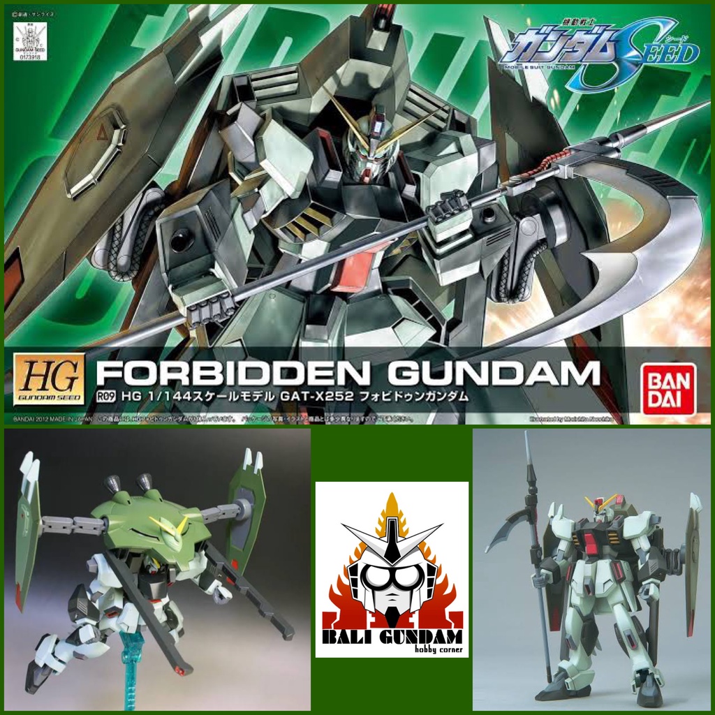 HG 1/144 GAT-X252 FORBIDDEN GUNDAM Bali Gundam Hobby Corner Bandai Original