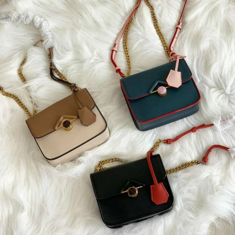 CK Stone Embellished Crossbody Bag