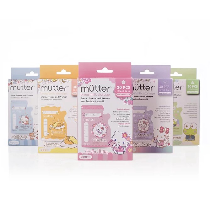 MUTTER Kantong Asi Breastmilk Storage Bags 120ml