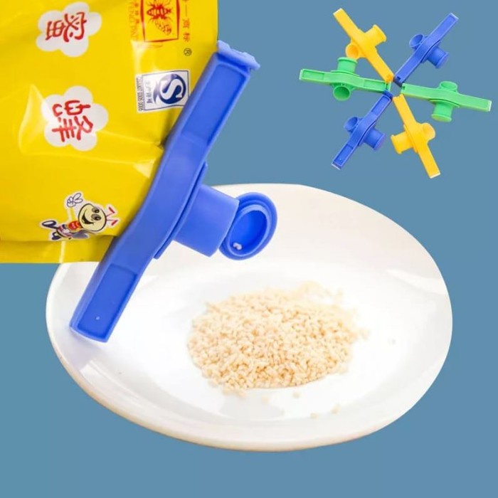 Penjepit Segel Klip Plastik Makanan Sealing Lip Nozzle Detergen Susu Deterjen