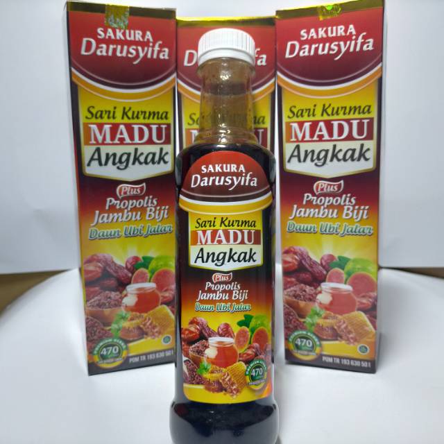 

(READY STOCK) SARI KURMA MADU ANGKAK PLUS PROPOLIS JAMBU BIJI