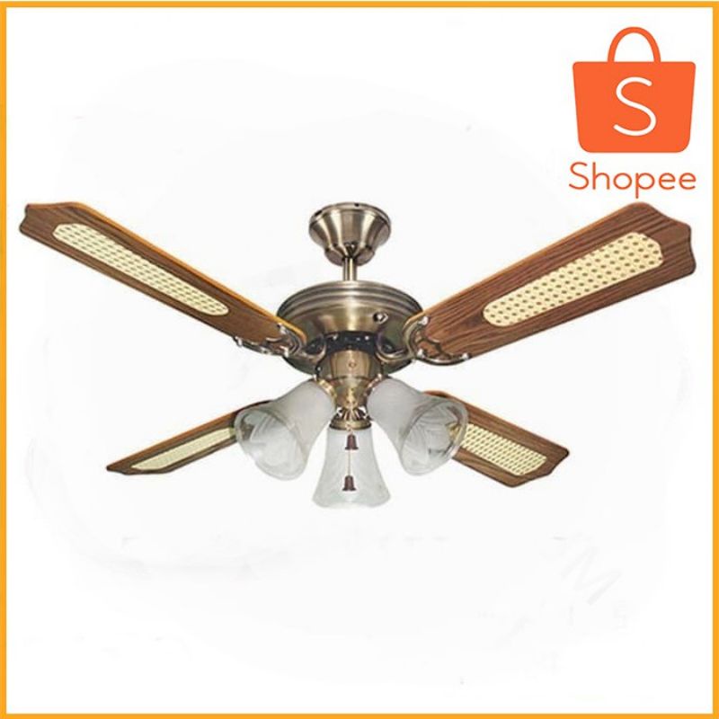 Kipas Angin Plafon / Ceiling Fan / Kipas 5 Lampu 52" Inch UCHIDA CF-103