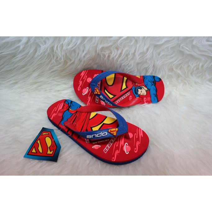 New Sandal Jepit Ando anak Superman