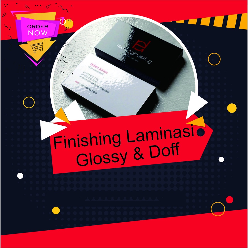 

Finishing Laminasi Doff Glossy 1 Sisi