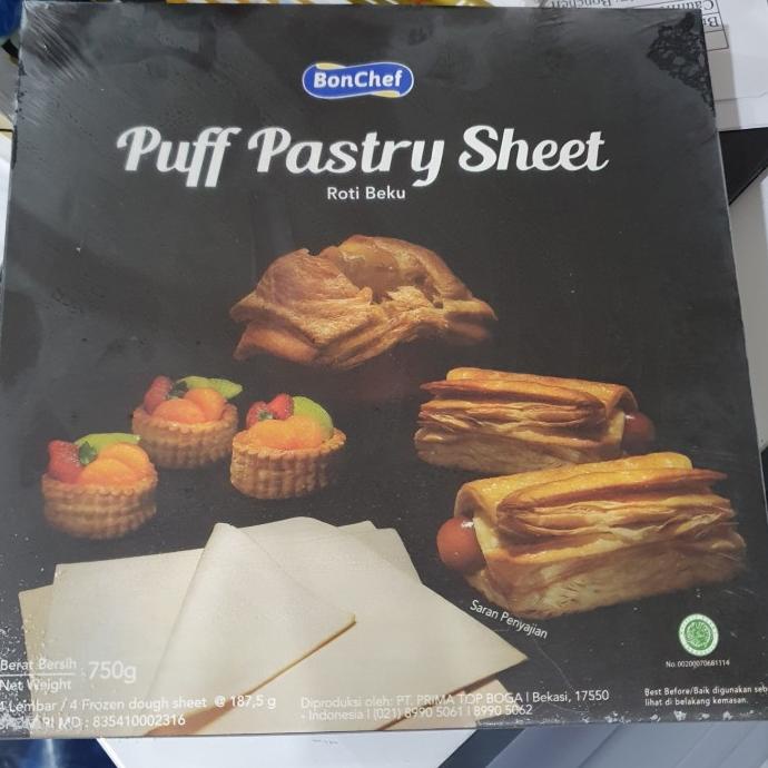 

BonChef PUFF PASTRY Sheet 750Gr TERLARIS TERPERCAYA ORIGINAL