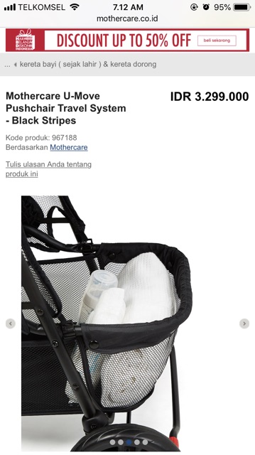 mothercare baby travel system