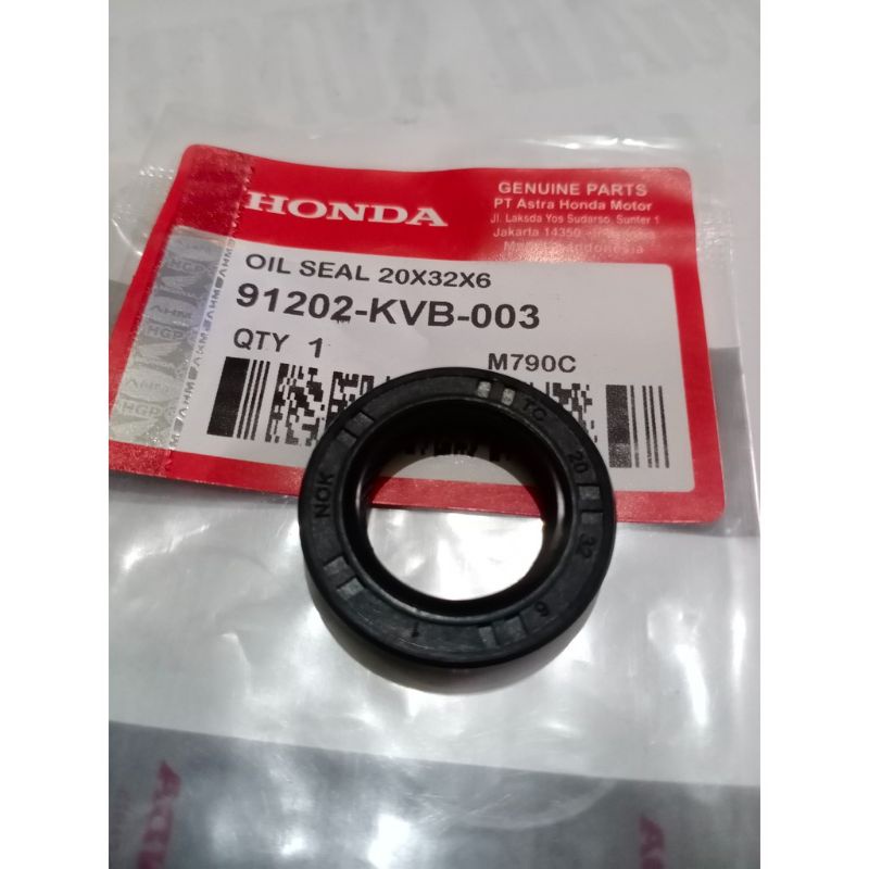 SEAL AS PULLEY 20X32X6 HONDA BEAT 91202-KVB-003 PAKET 10