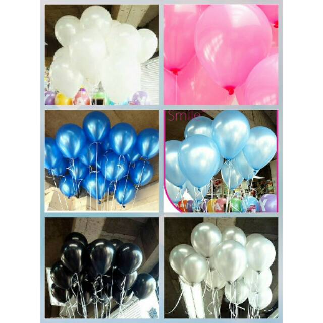 10 pcs Balon metalic 12 inch