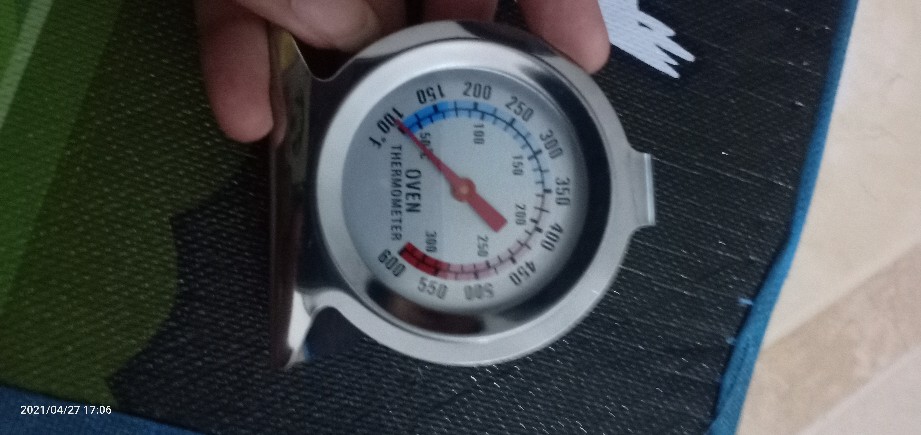 Termometer Oven Thermometer Dial 300 Celcius Alat Ukur Suhu Panas Oven